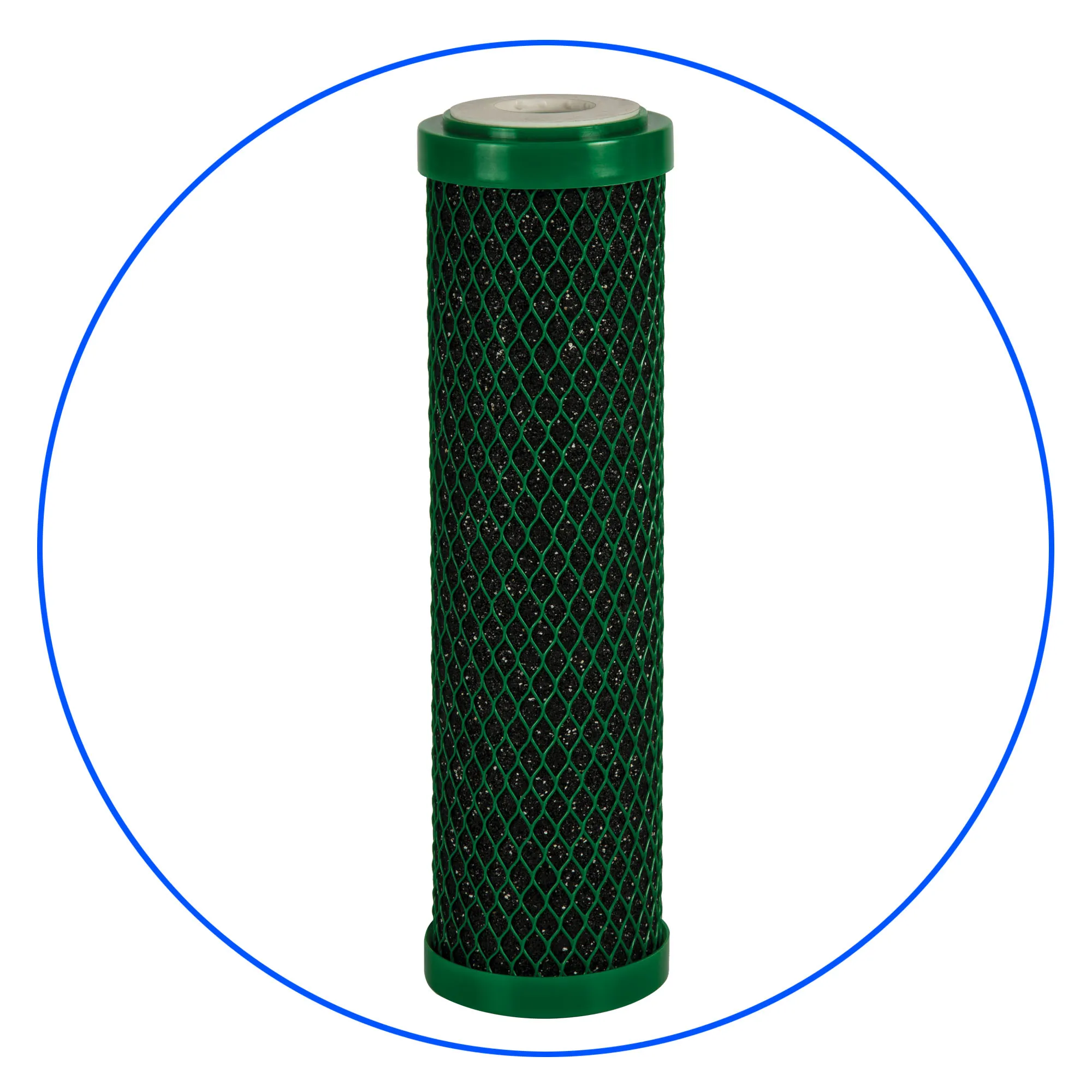 Filtro bactereoestatico carbón block Aquafilter 10"