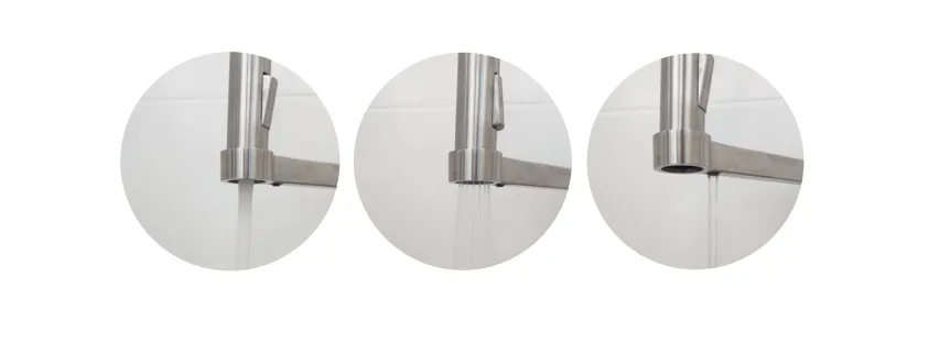 ALTEA grifo de tres vías flexible con dos chorros - imagen 3