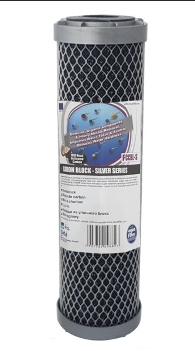 Filtro carbón block Aquafilter 10"