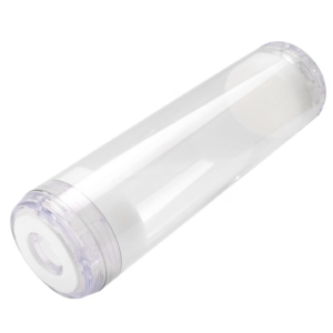10" cartuchos transparentes vacíos reutilizables para filtro de agua, carcasa recargable para medios filtrantes