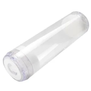 10" cartuchos transparentes vacíos reutilizables para filtro de agua, carcasa recargable para medios filtrantes